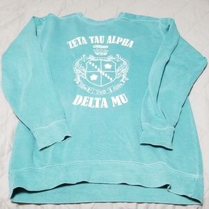 Zeta Tau Alpha Crest Sweatshirt